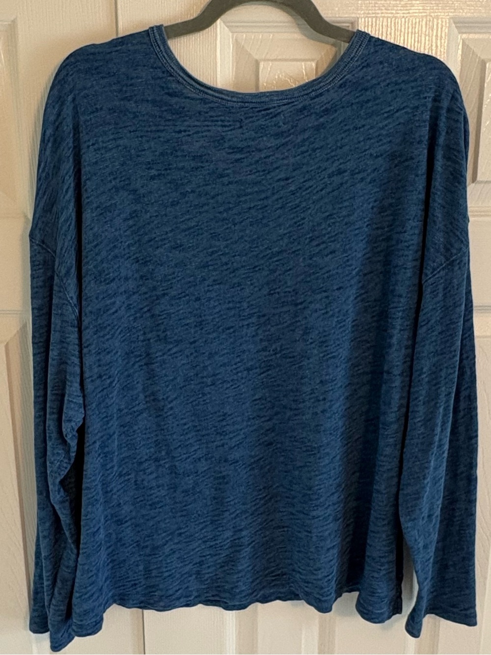 Madewell Heathered Indigo Dolman Sleeve Pocket Tee | 100% Cotton | Size XL - Picture 7 of 8